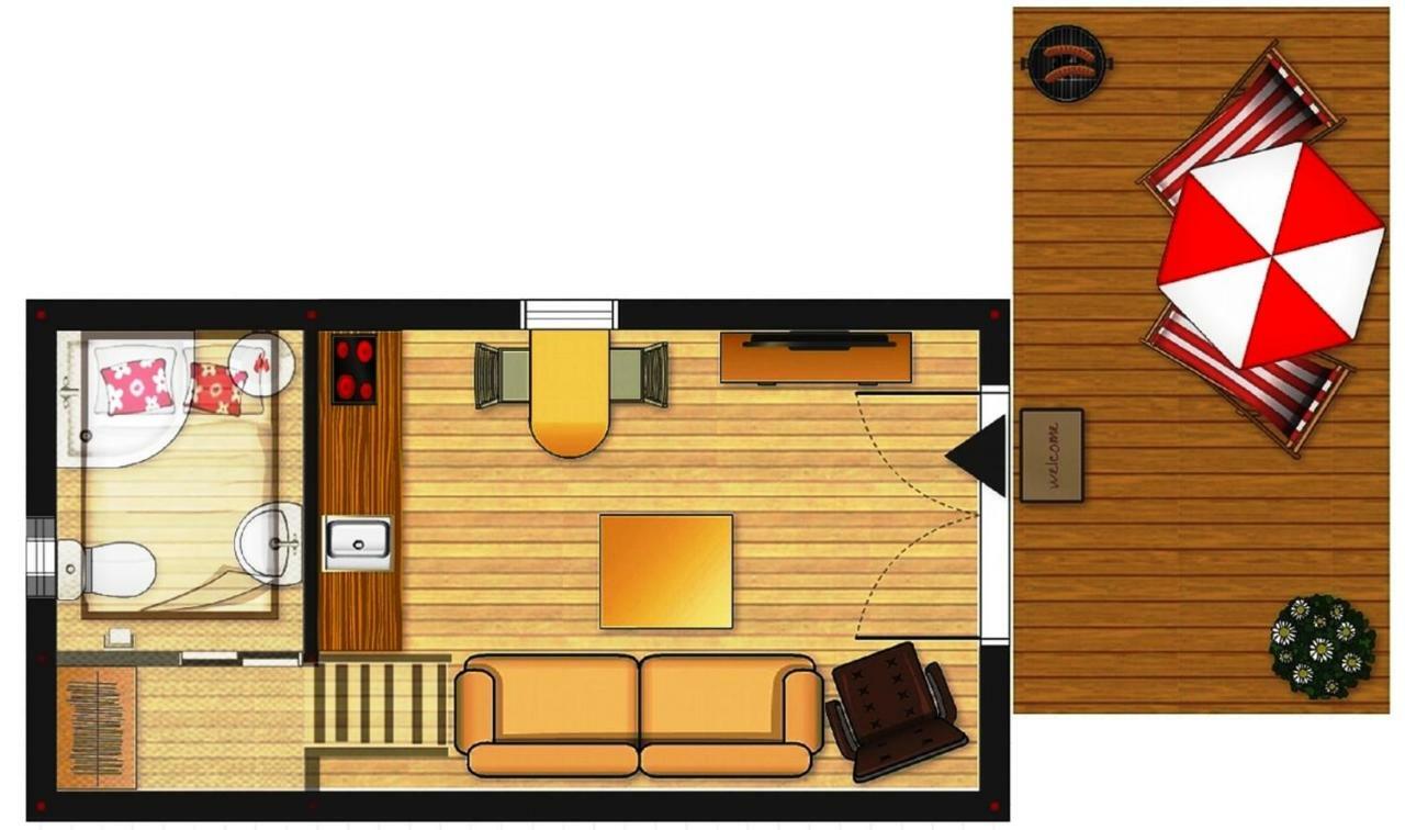 Liptovský HrádokTiny House Oliviaアパートメント エクステリア 写真